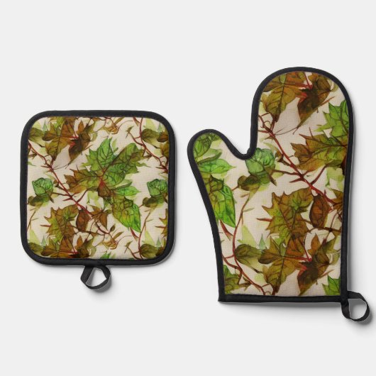 An Ofenhandschuh & Topflappen-Set (Vorderseite)