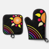 An Ofenhandschuh & Topflappen-Set (Vorderseite)