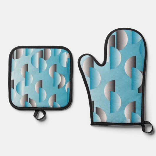 An Ofenhandschuh & Topflappen-Set (Vorderseite)