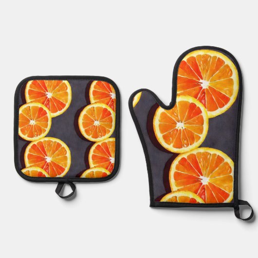 An Ofenhandschuh & Topflappen-Set (Vorderseite)