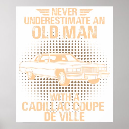 An Old Man Cadillac Coupe De Ville Poster (Vorne)