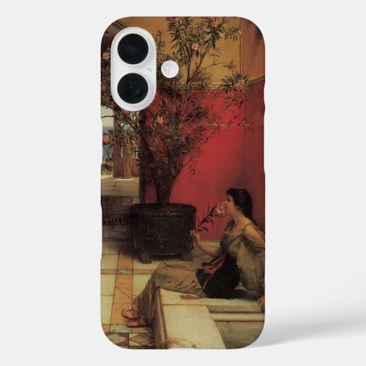 An Oleander von Alma Tadema, Vintage Blume Case-Mate iPhone Hülle (Rückseite)