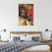 An Oleander von Alma Tadema, Vintage Blume Leinwanddruck (Insitu (Schlafzimmer))