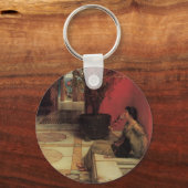 An Oleander von Alma Tadema, Vintage Blume Schlüsselanhänger (Vorderseite)