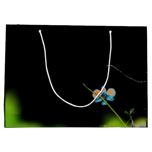 An Orchid Gift Bag Große Geschenktüte (Rückseite)