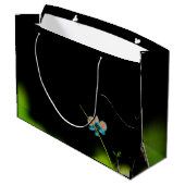 An Orchid Gift Bag Große Geschenktüte (Rückseite Schrägansicht)