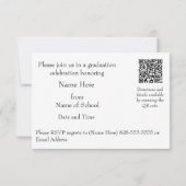 An Otter Grad Party Invitation Enclosure Card Karte (Rückseite)