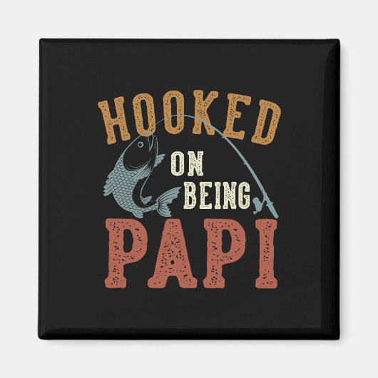 An Papi hängen Vater-Tag-Angeln Papi Magnet (Vorne)
