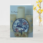 An Pastor und Ehefrau Karte (Gelbe Blume)