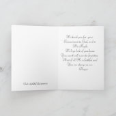 An Pastor und Ehefrau Karte (Innenseite)