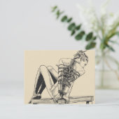 An Perfektion gebunden - Shibari Seile Postkarte (Stehend Vorderseite)