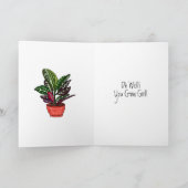 An Pflanze angepasst | Funny Friends Card Karte (Innenseite)