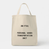 AN-PTU1 Tote Bag Tragetasche (Rückseite)