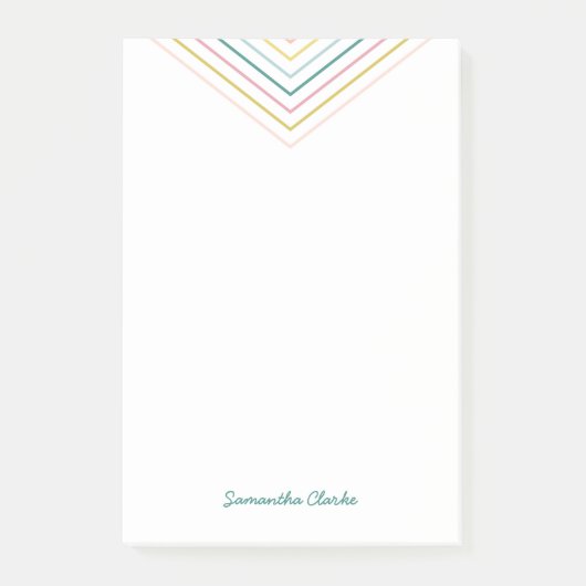 An Punkt (groß) - Smarald Post-it Klebezettel (Vorderseite)