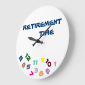 "AN ***RETIMIERUNGSZEIT***" MIT DIESEM COOLEN KLOC GROßE WANDUHR (Winkel)