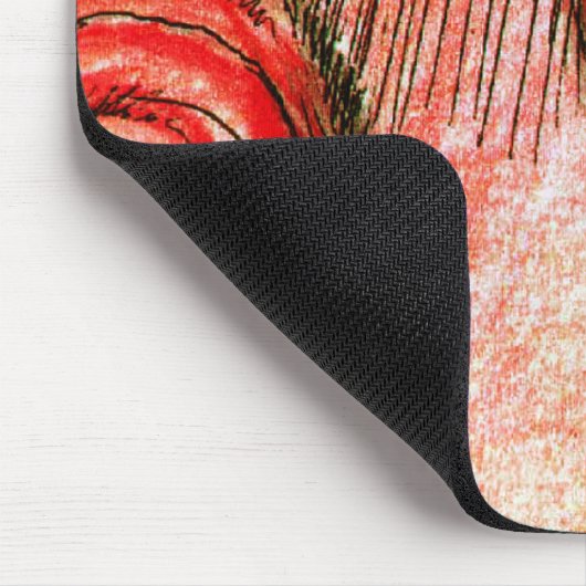 An Schlaflosikeit leidend Mousepad (Ecke)