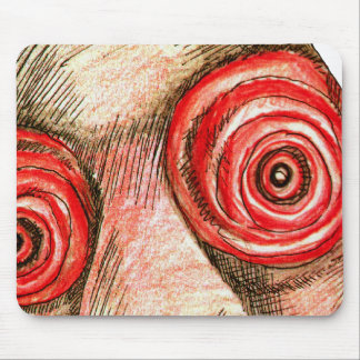 An Schlaflosikeit leidend Mousepad