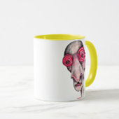 An Schlaflosikeit leidend Tasse (VorderseiteRechts)