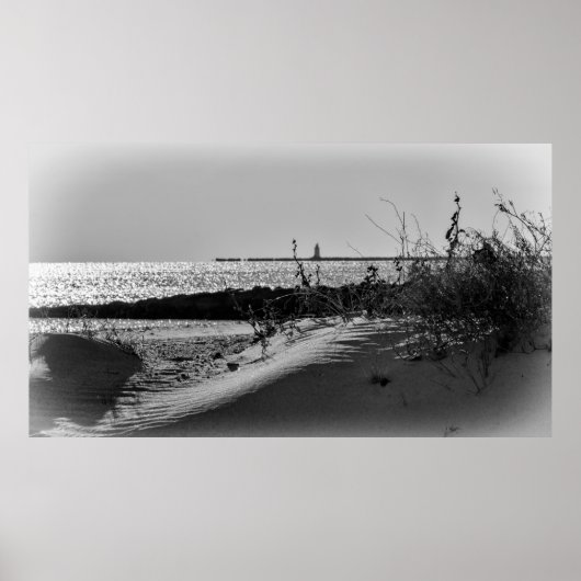 An schwarzem Punkt Poster (Vorne)