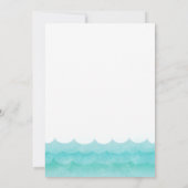 An Sea Nautical Wedding Einladungen (Rückseite)