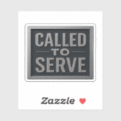 An Serve™ LDS aufgerufen Aufkleber (Blatt)