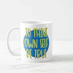 An sich selbst ist wahre Erholung Slogan Tasse