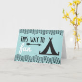 An Sie am Lager, am Zelt u. am Pfeil auf Karte (Gelbe Blume)