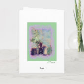 An Sie denken, Mama Karte (Rückseite)