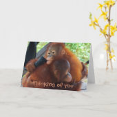 An Sie du fehlst mir denken Karte (Gelbe Blume)