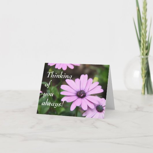 An Sie immer denken! Karte (Vorderseite)