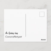 An Spideog beag postcard Postkarte (Rückseite)