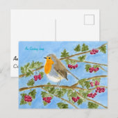 An Spideog beag Postkarte (Vorne/Hinten)