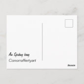 An Spideog beag Postkarte (Rückseite)