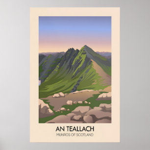 An Teallach Munros von Schottland Poster