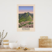 An Teallach Munros von Schottland Poster (Küche)