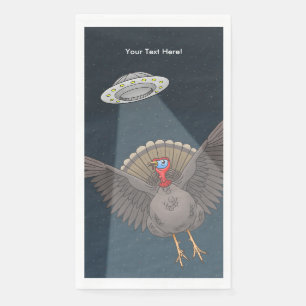 An Thanksgiving von Aliens gerettet Serviette