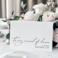 "An Trauzeugin an meinem Hochzeitstag"-Karte