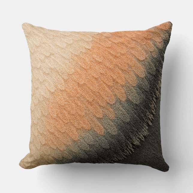 An ultra-close macro of moth's wing  kissen (Vorderseite)