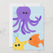 An Under Sea Celebration Einladung (Rückseite)