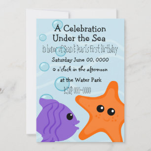 An Under Sea Celebration Einladung