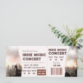 An unforgettable musical night  einladung (Stehend Vorderseite)