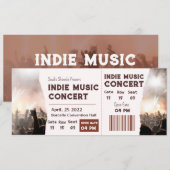 An unforgettable musical night  einladung (Vorne/Hinten)