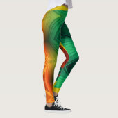 An unique cute multicolor "Ratti_Creative_Arts" Le Leggings (Rechts)