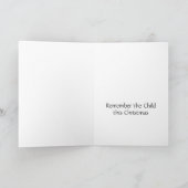 An uns wird ein Sohn gegeben Feiertagskarte (Innenseite)