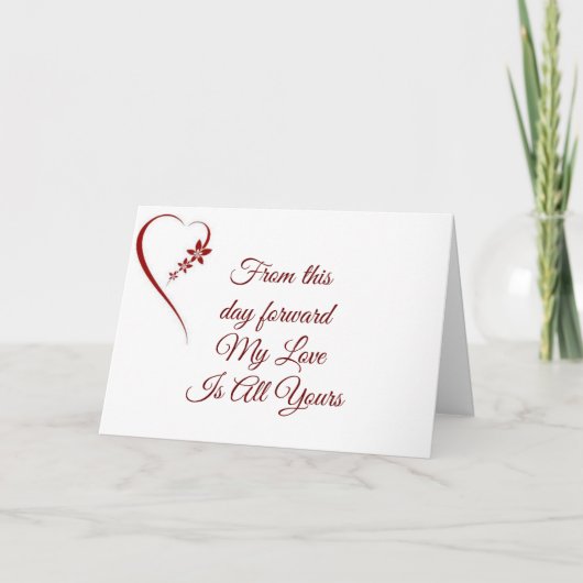 *AN UNSEREM WOCHENTAG** ZU BRÜCKE- ODER GROSSKARTE KARTE (Vorderseite)