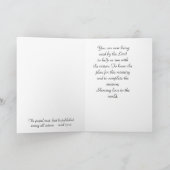 An unseren Minister Karte (Innenseite)