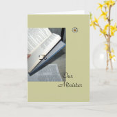 An unseren Minister Karte (Gelbe Blume)