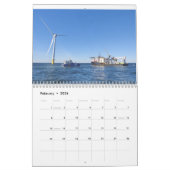 An unusual maritime themed calendar kalender (Feb 2026)