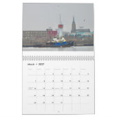 An unusual maritime themed calendar kalender (Mär 2027)