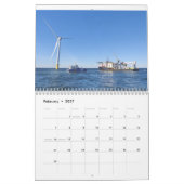 An unusual maritime themed calendar kalender (Feb 2027)